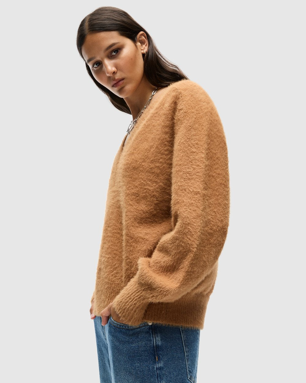 Jac and Mooki Essential V Neck Jumper