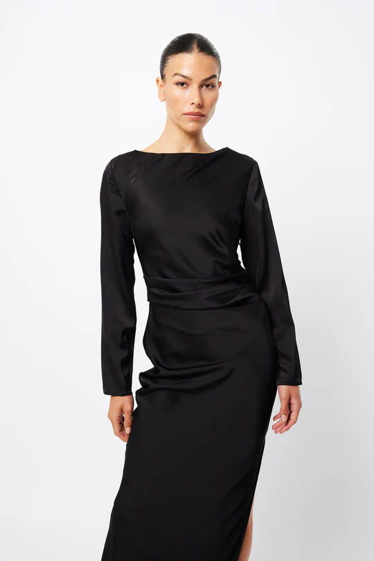 Mossman Resurgence Maxi Dress - Black