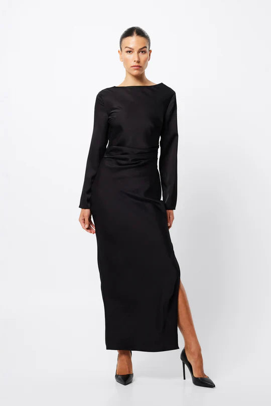 Mossman Resurgence Maxi Dress - Black