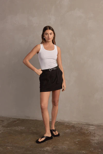 RAEF The Label Monica Mini Skirt - Black