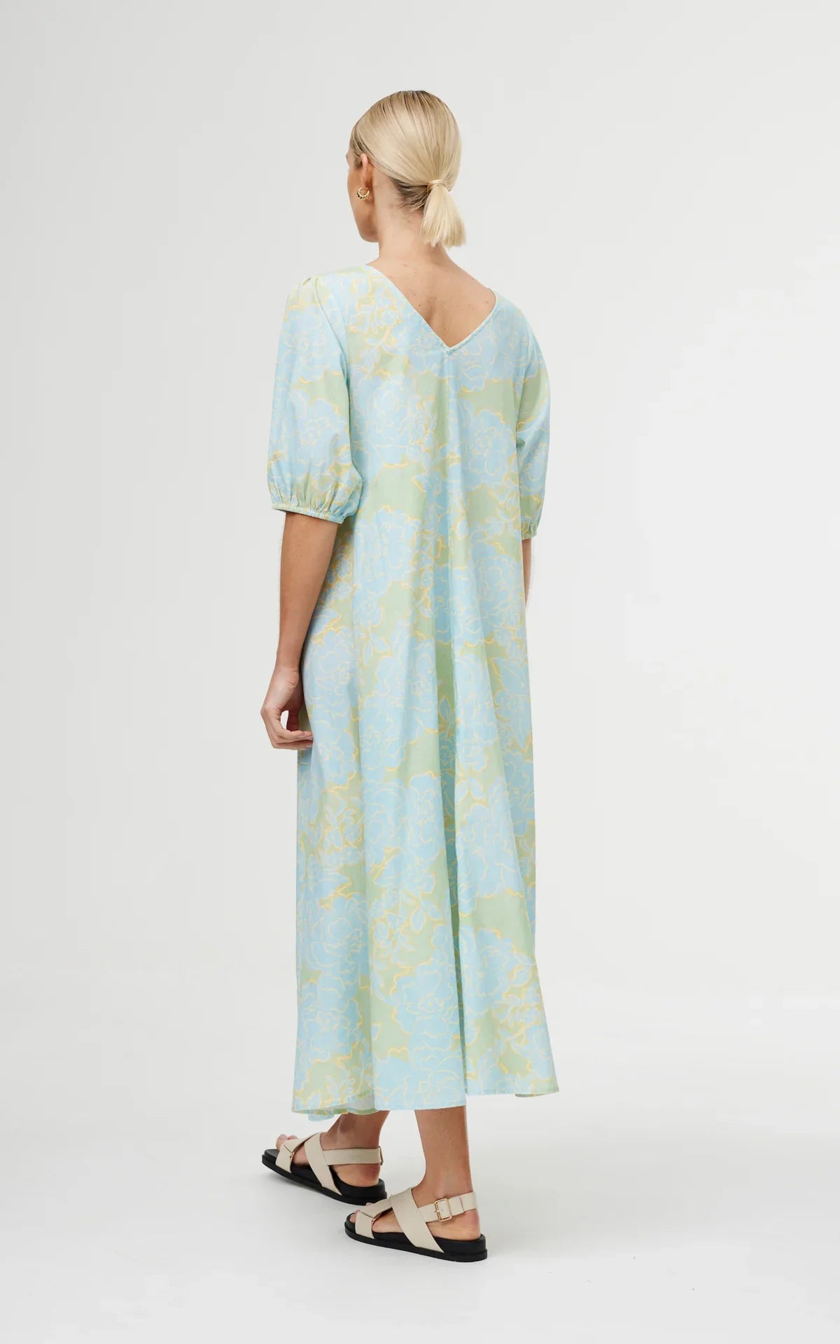 Kinney The Label June Dress - Ocean Bloom