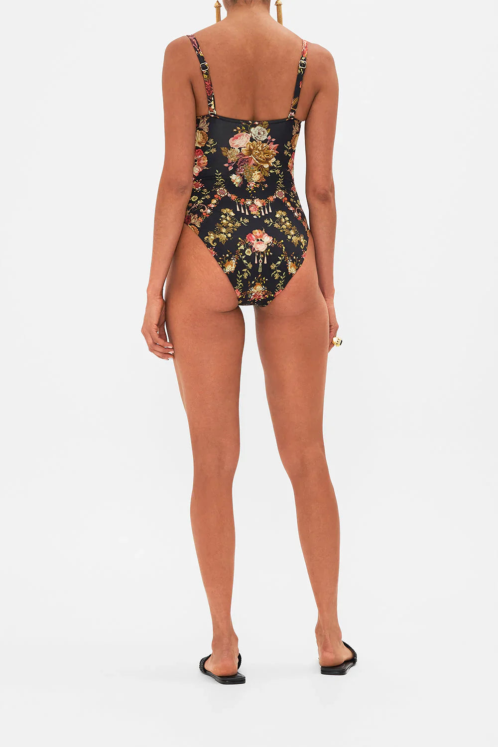 Camilla Stitched in Time Ruched Cup Underwire One Piece