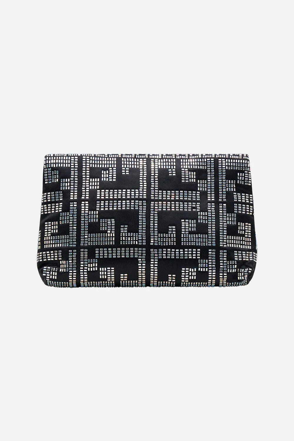 Camilla The Solid Black Oversized Envelope Clutch