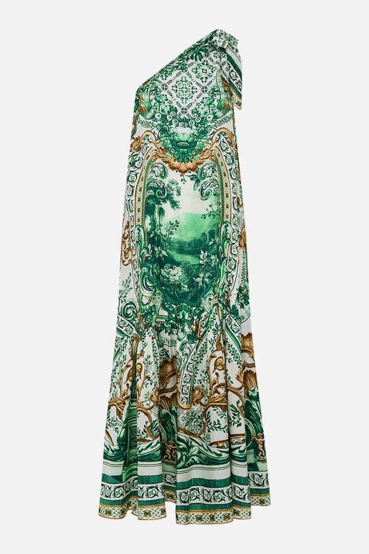 Camilla Corridor Of Calm Tie One Shoulder Dress