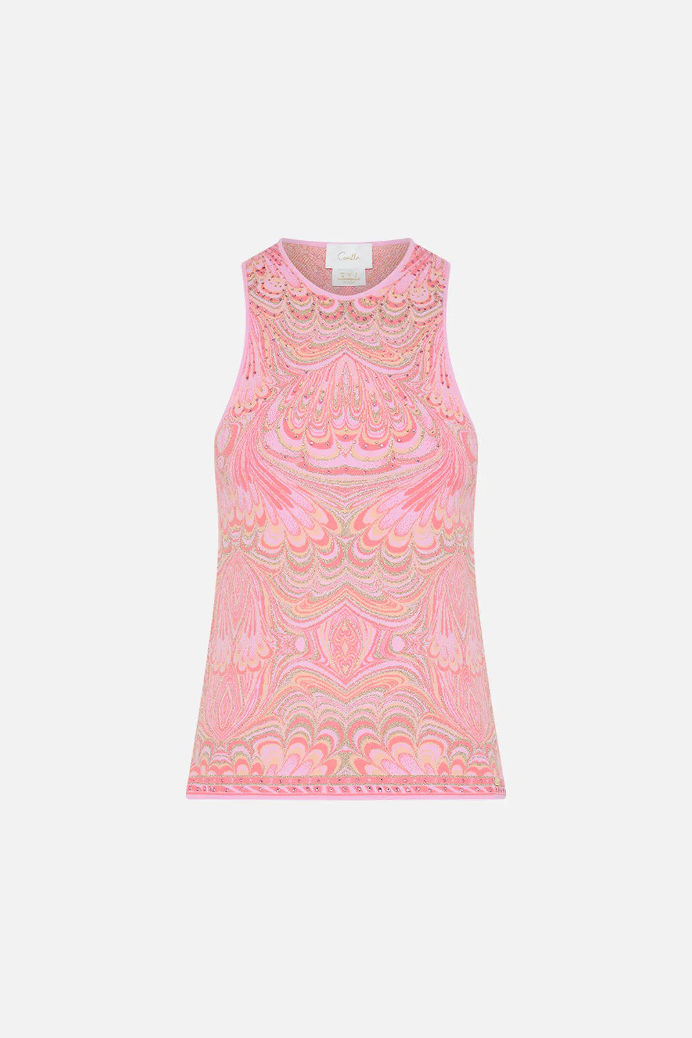 Camilla Tea with Tuschinski Crew Neck Knit Cami **