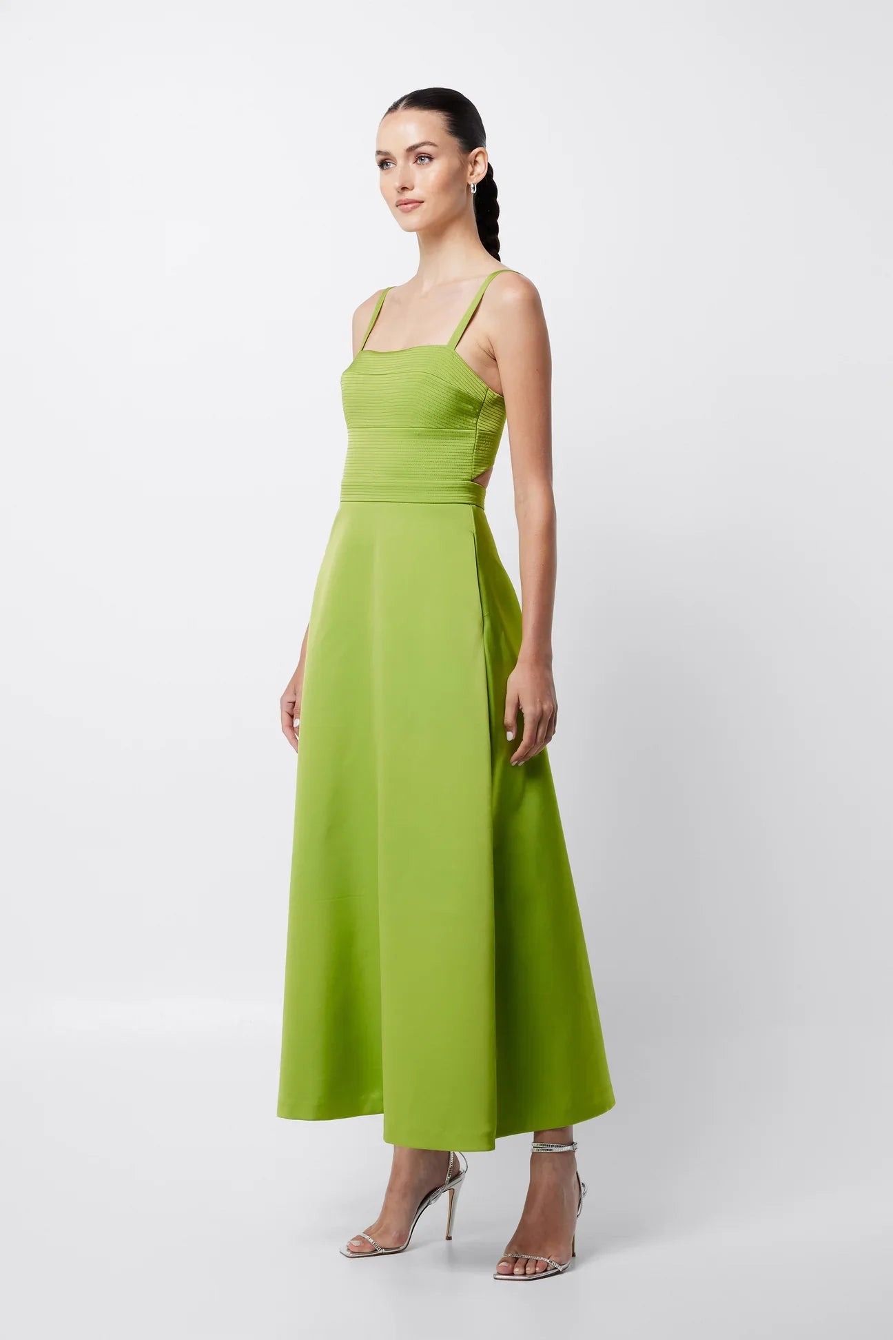 Mossman Elysium Maxi Dress in Green