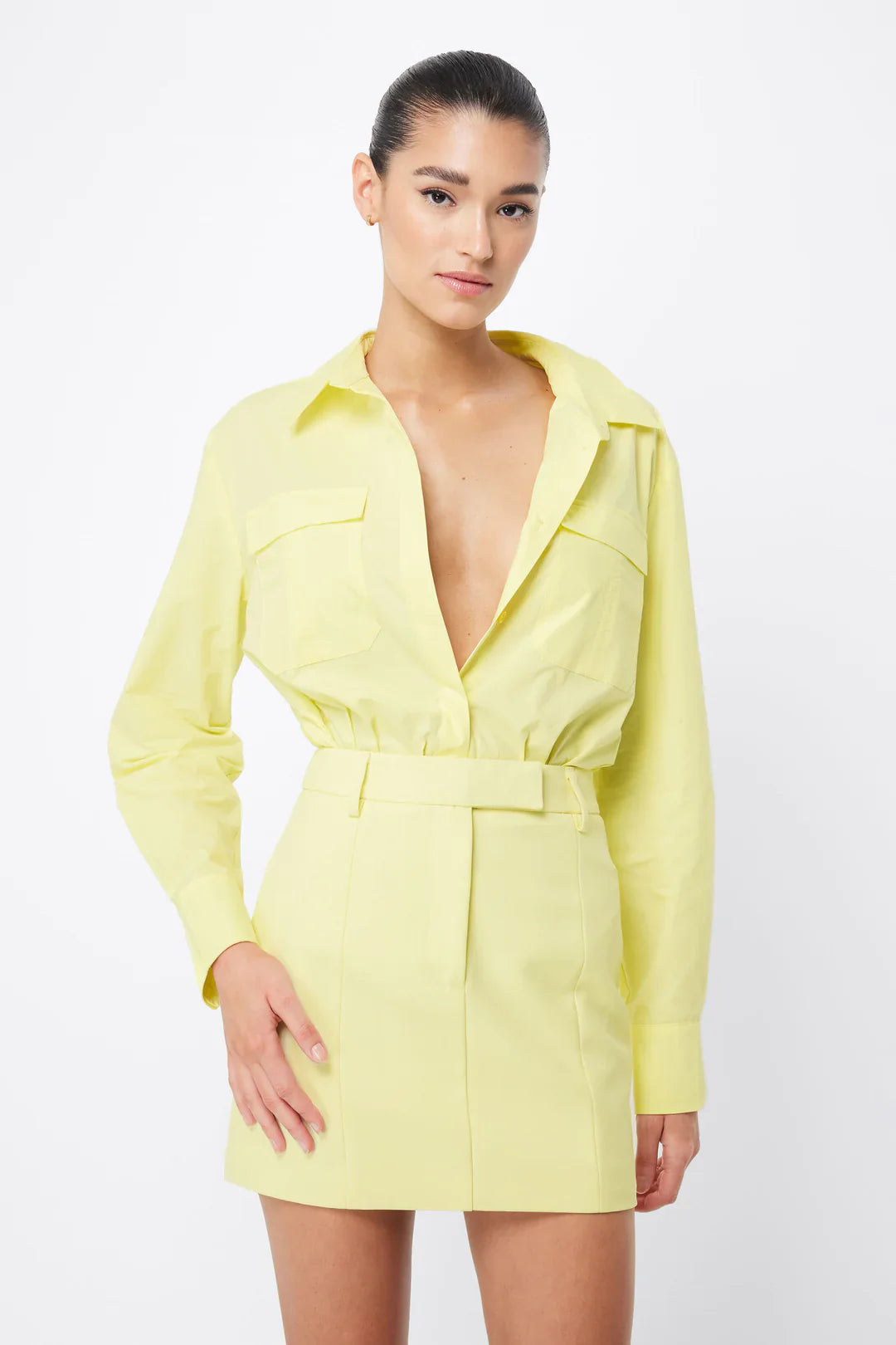 Mossman Zestful Shirt - Lemon Sorbet