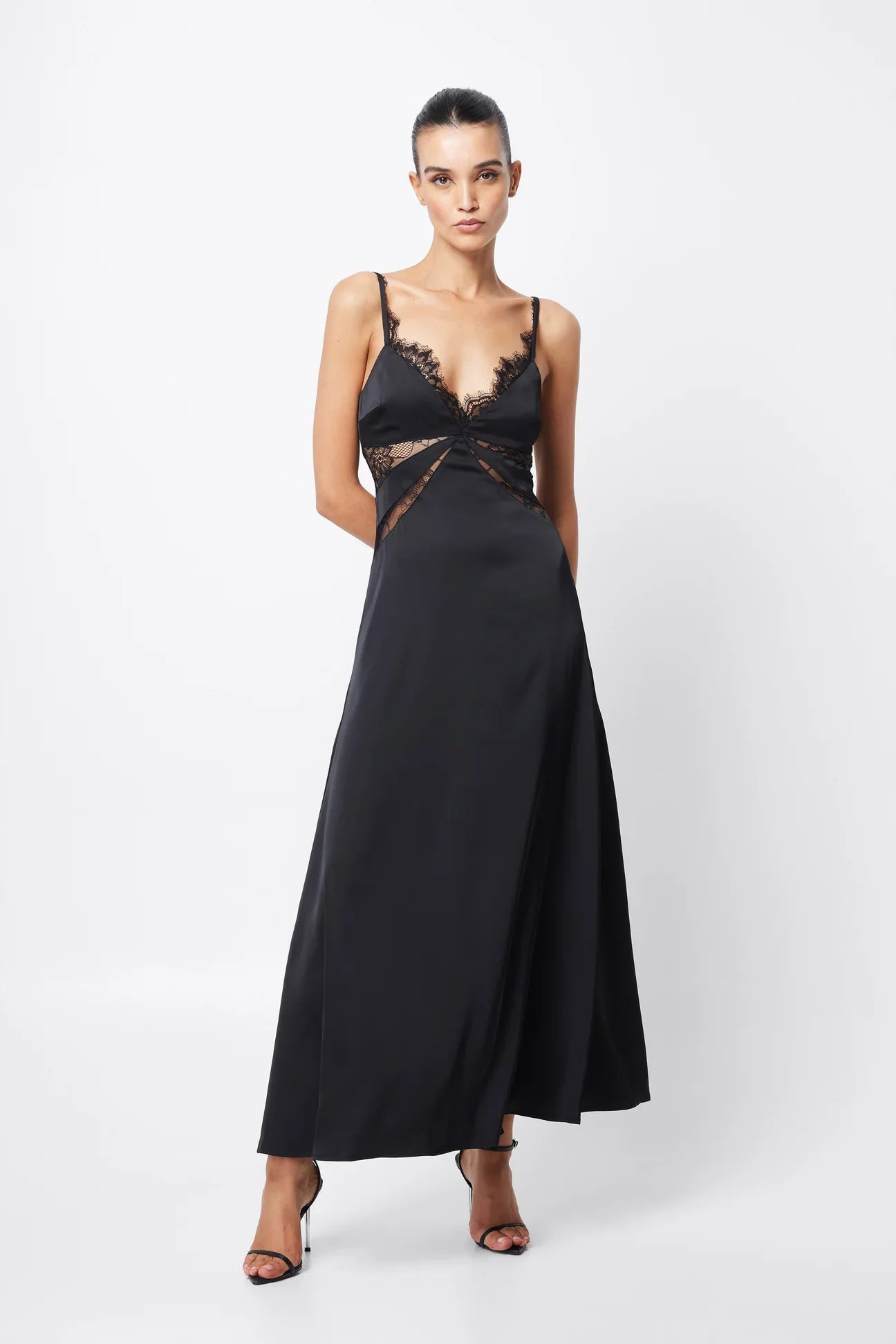 Mossman Obsidian Maxi Dress in Black
