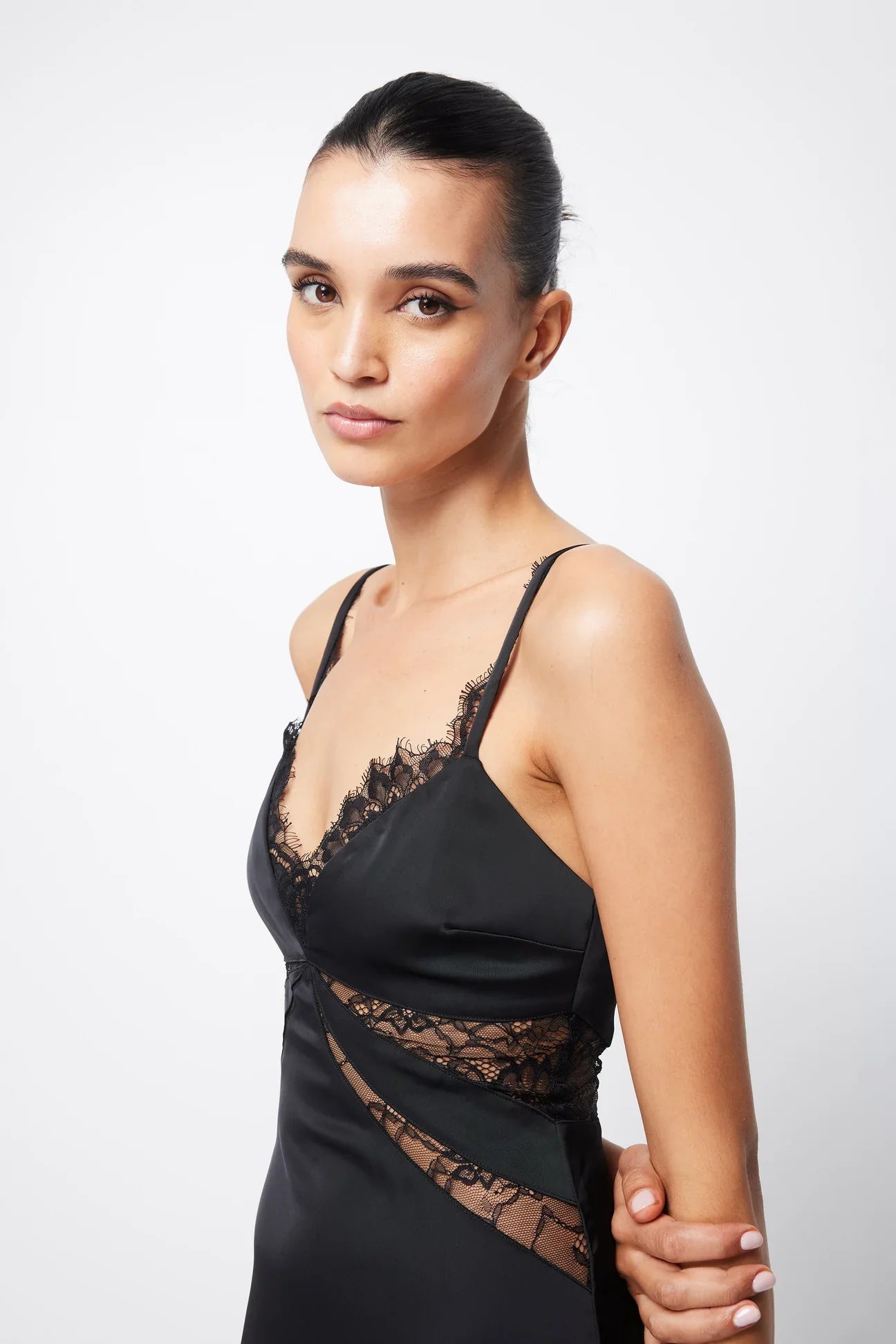 Mossman Obsidian Maxi Dress in Black