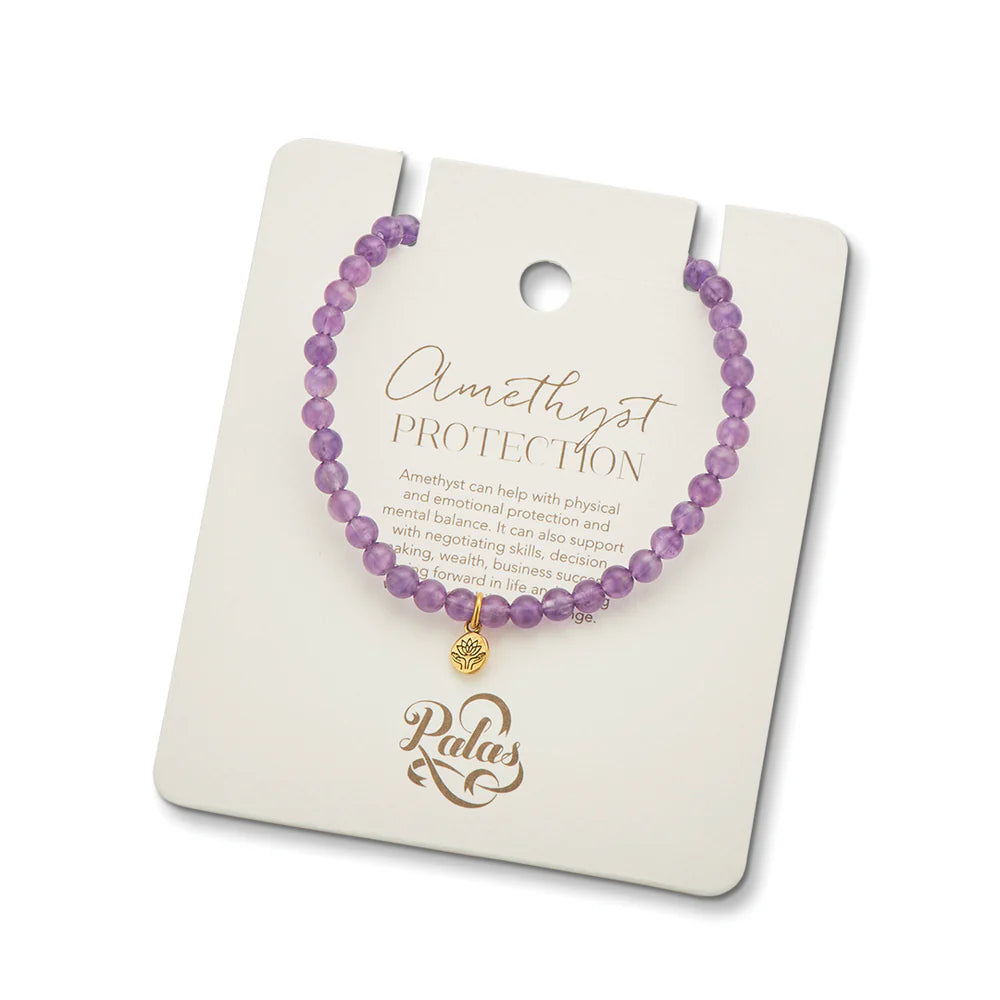 Palas Amethyst Healing Gem Bracelet