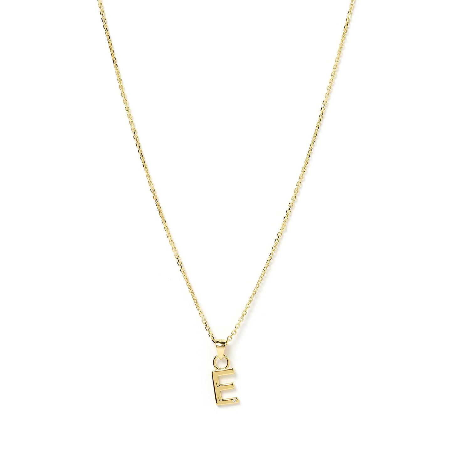 Arms Of Eve Initial Gold Charm Necklace