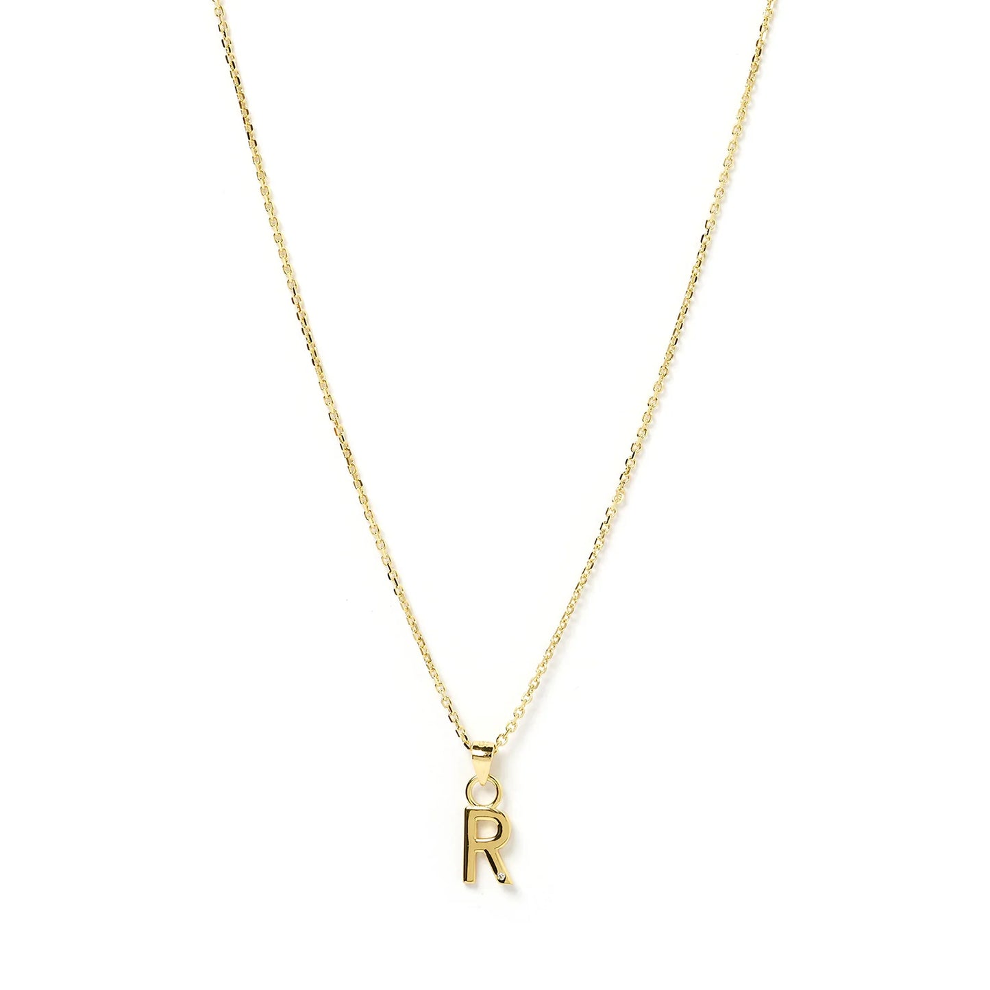 Arms Of Eve Initial Gold Charm Necklace
