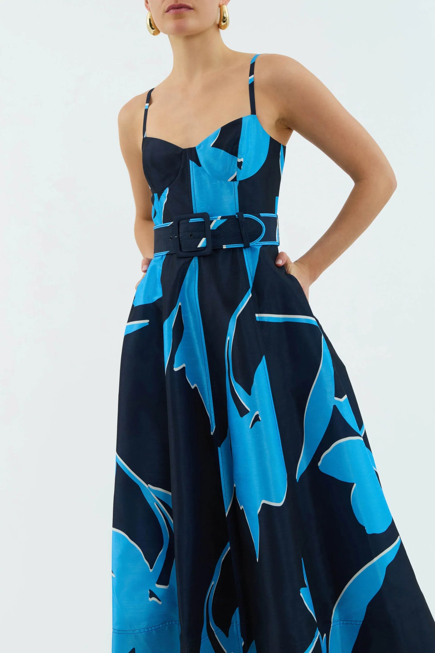 Rebecca Vallance Azzurra Strap Midi