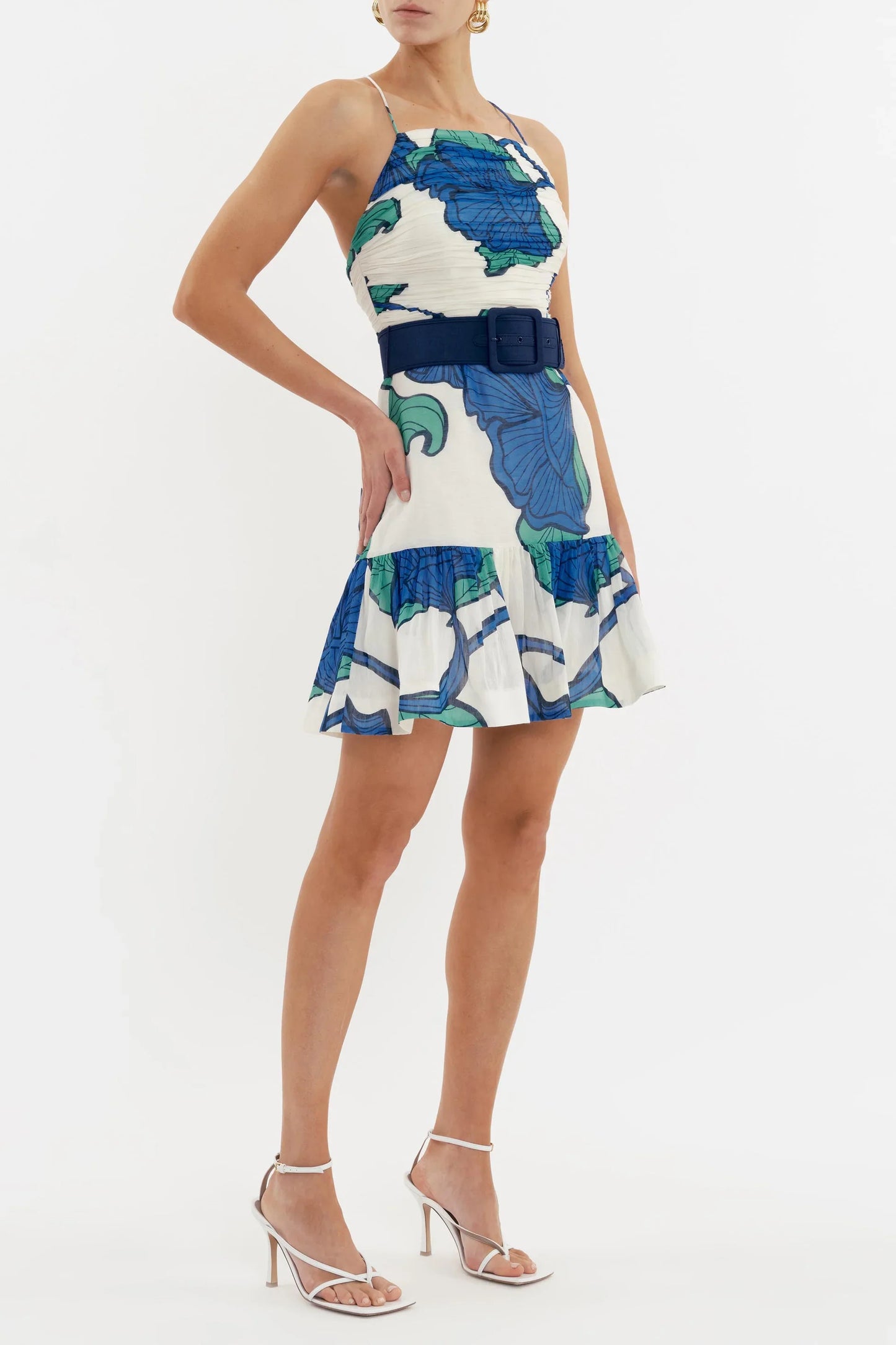 Rebecca Vallance Blue Ivy Strap Mini Dress