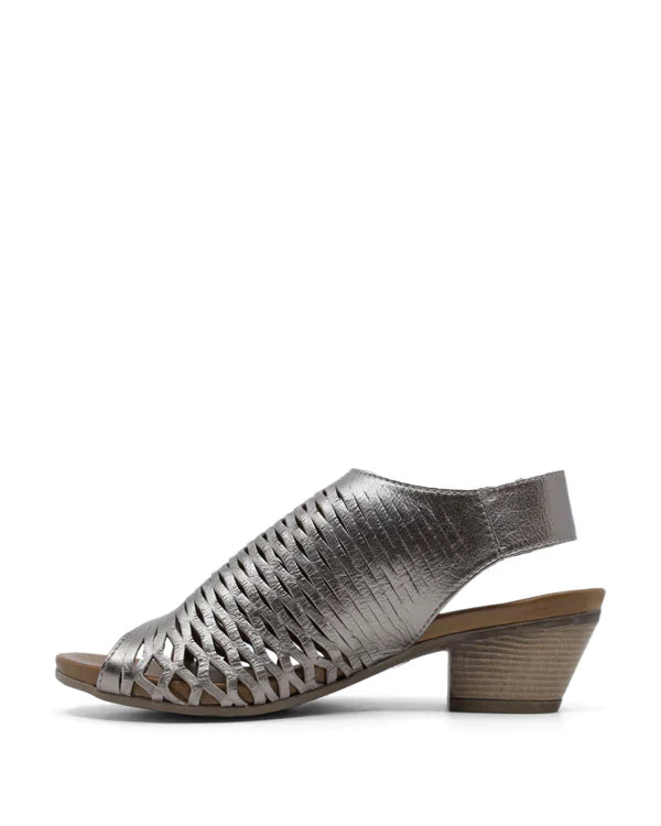 Bueno Ruby Mid Heels Mouton Metallic