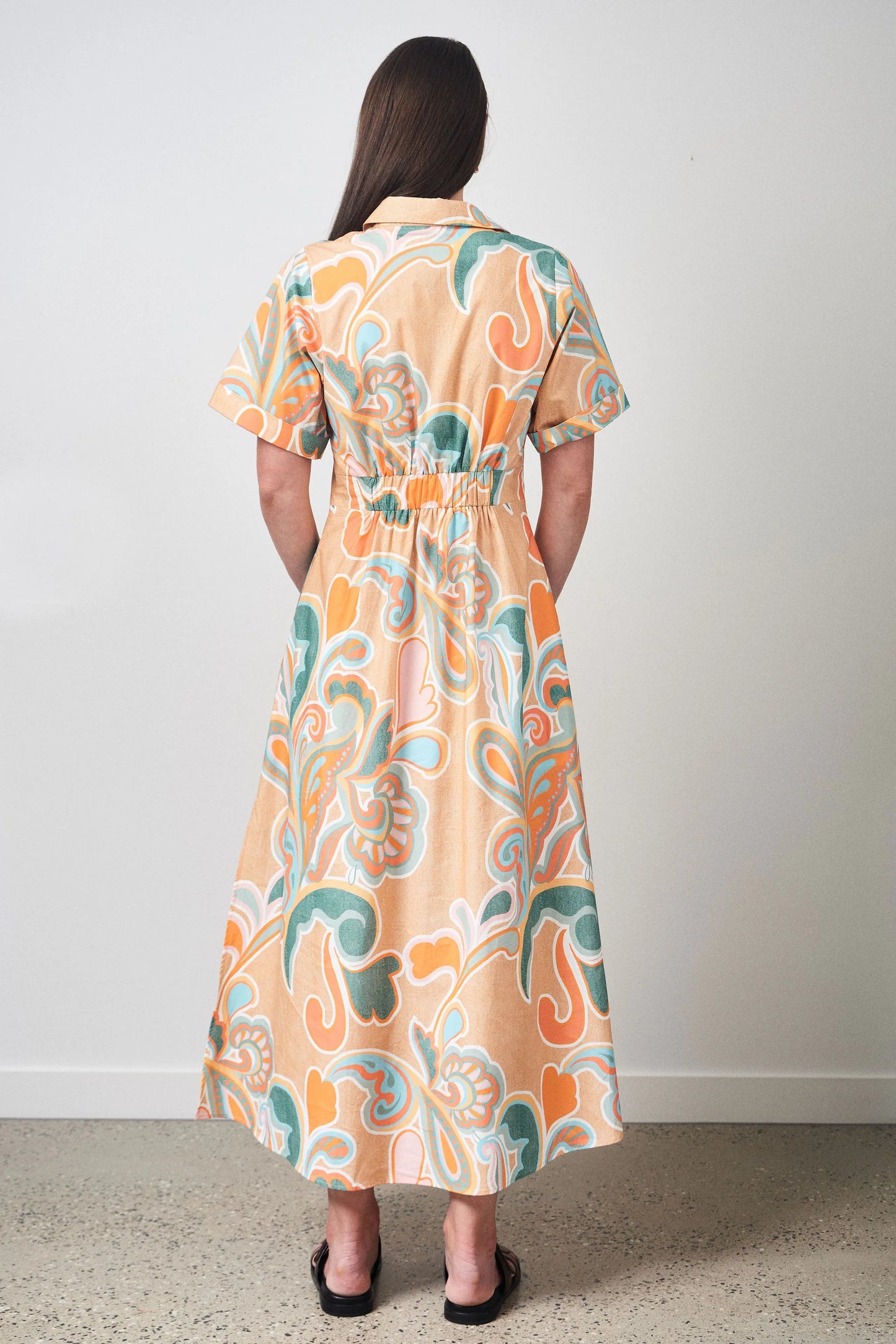 Ralf Studios Hyams Dress - Paisley Teal
