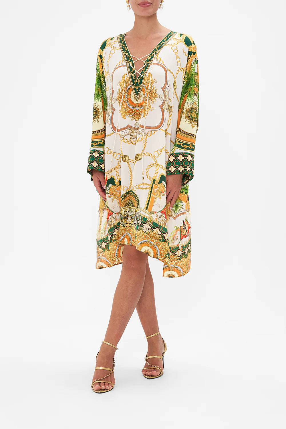 Camilla My Sweet Devotion Metal Eyelet Kaftan **