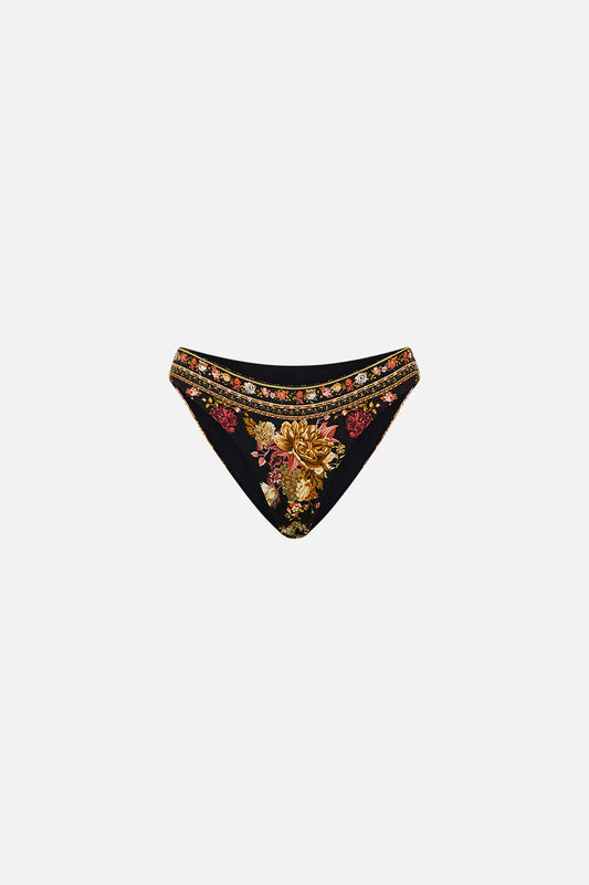 Camilla Stitiched in Time Wide Side High Leg Bikini Pant **