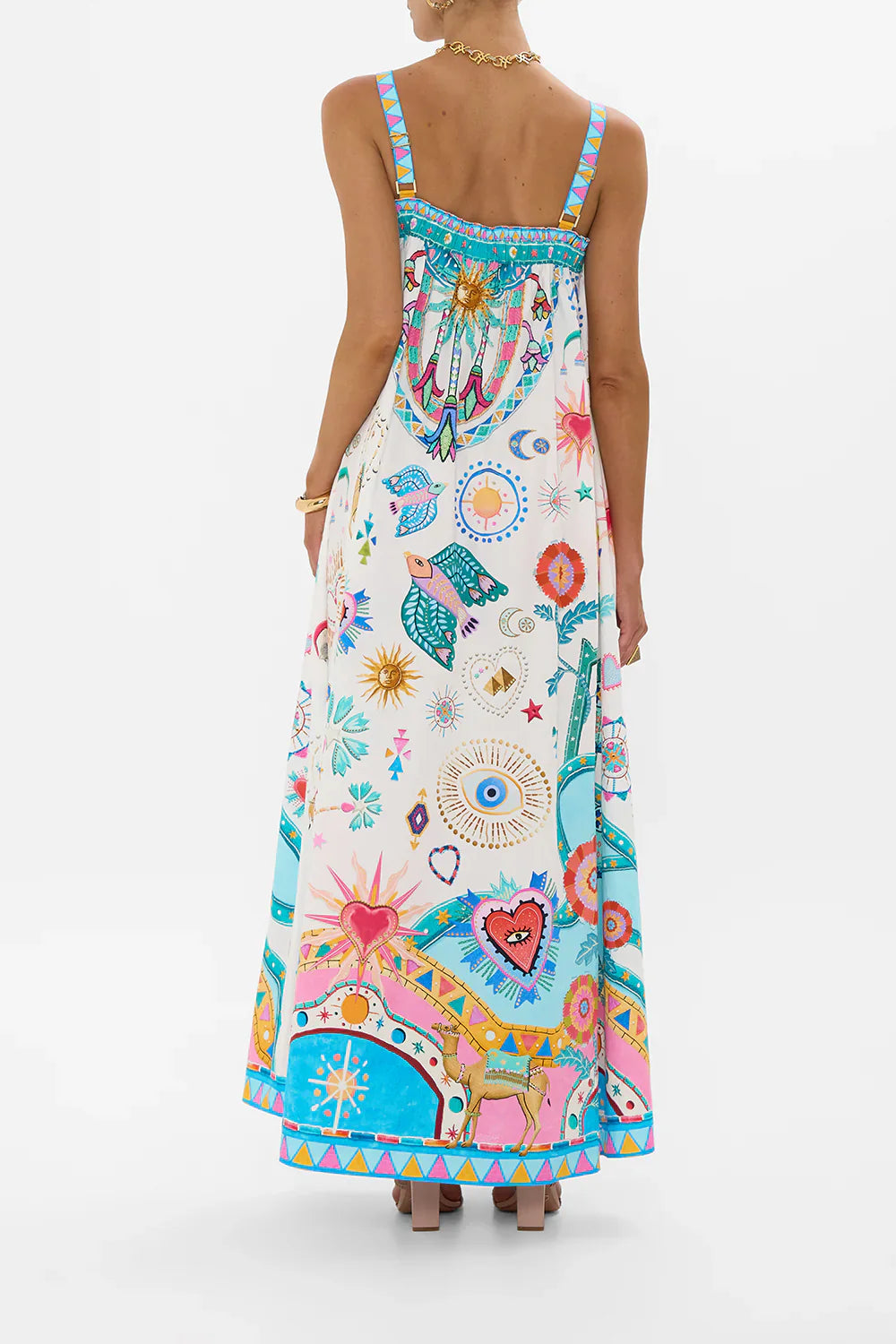 Camilla Living In Colour Wide Strap Sundress **