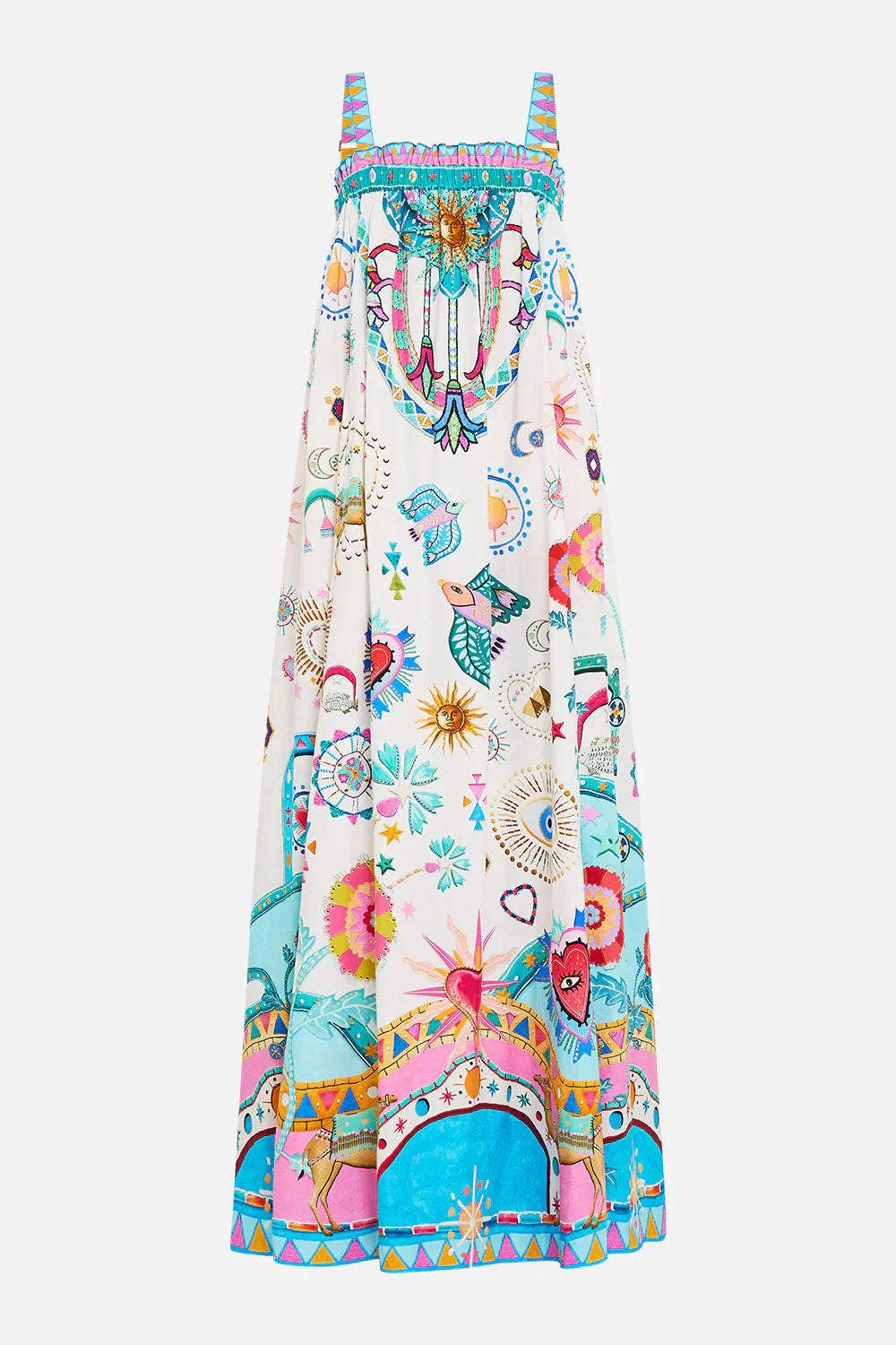 Camilla Living In Colour Wide Strap Sundress **