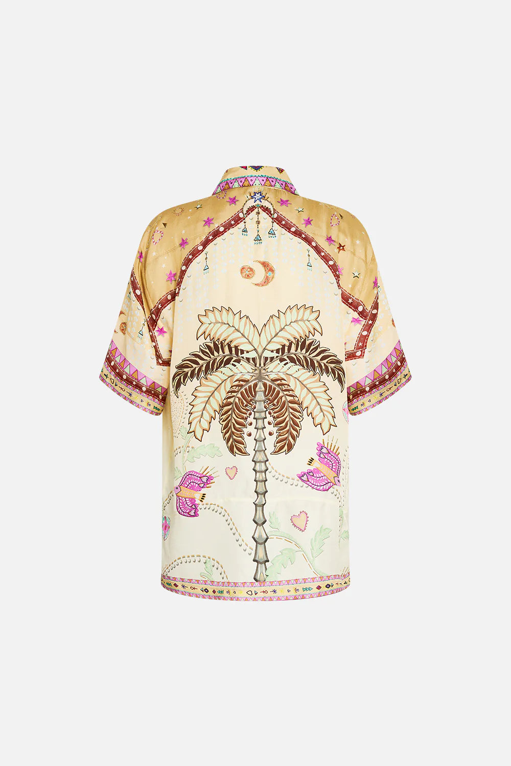 Camilla Aswan Abstract Oversized Shirt  With Pocket **