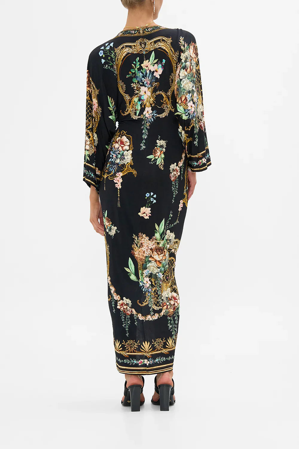 Camilla Noble Endeavours Long Split Front Twist Dress