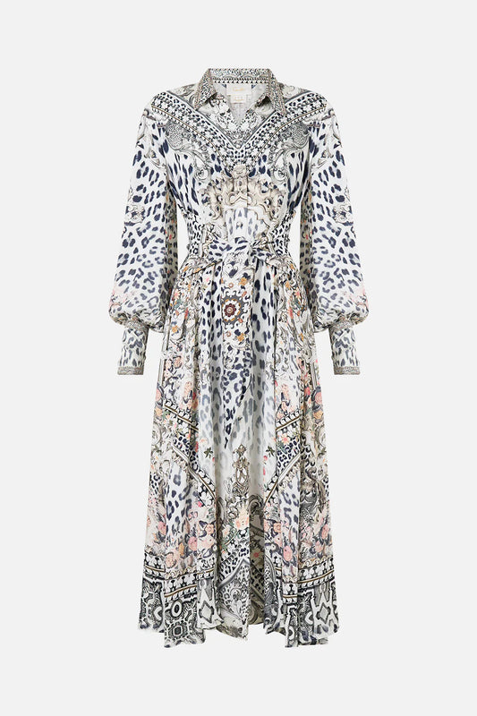 Camilla Marble Heaven Waist Tie Shirt Dress