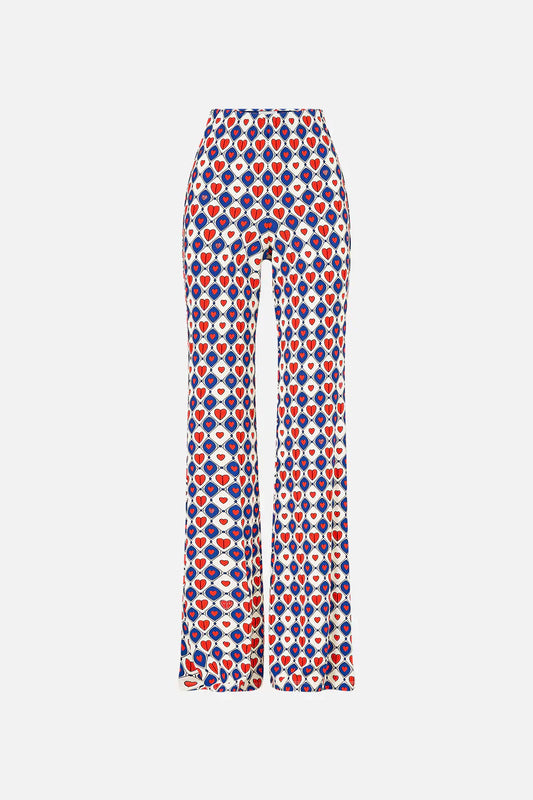 Camilla Rinse and Roar Jersey Flare Pant