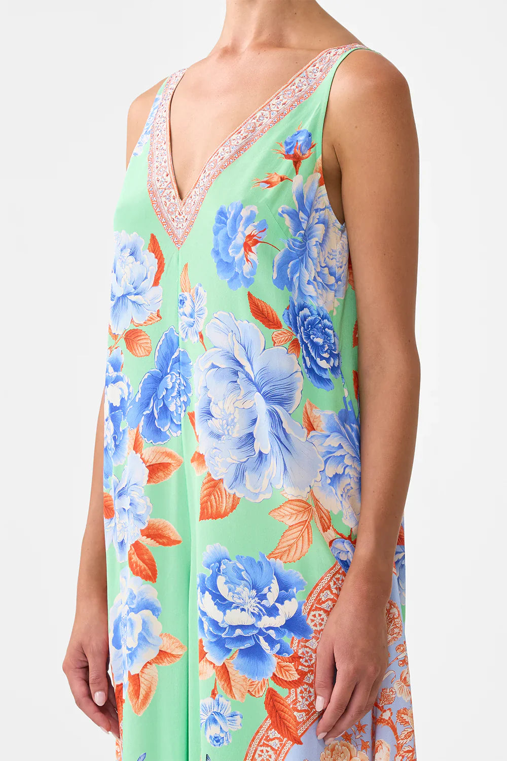 Camilla Topkapi Pop V Neck Flared Jumpsuit