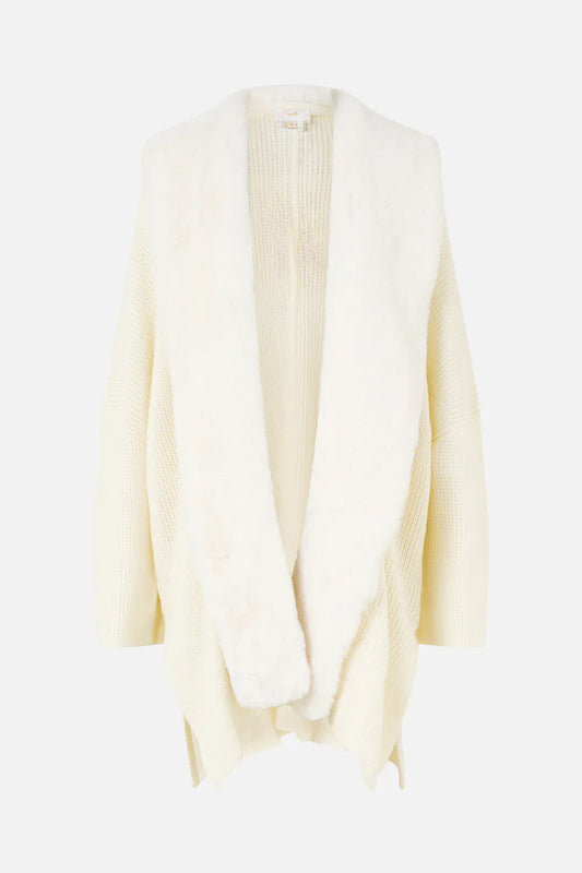 Camilla Marble Heaven Knit Relaxed Layer with Faux Fur