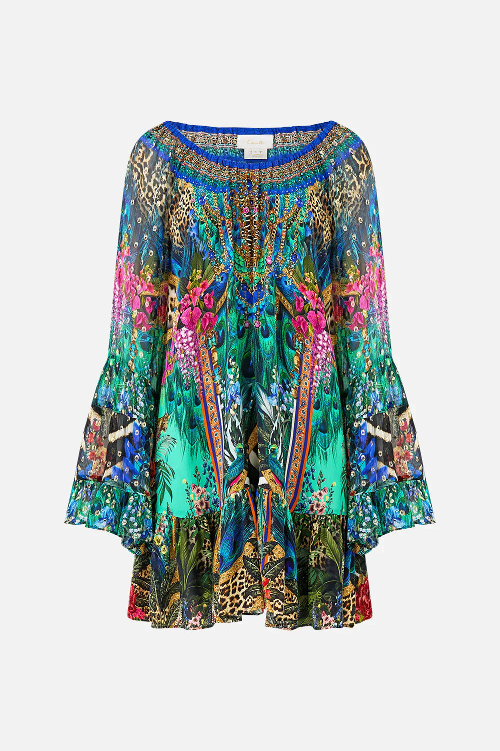 Camilla Animal Alchemy A-Line Frill Dress