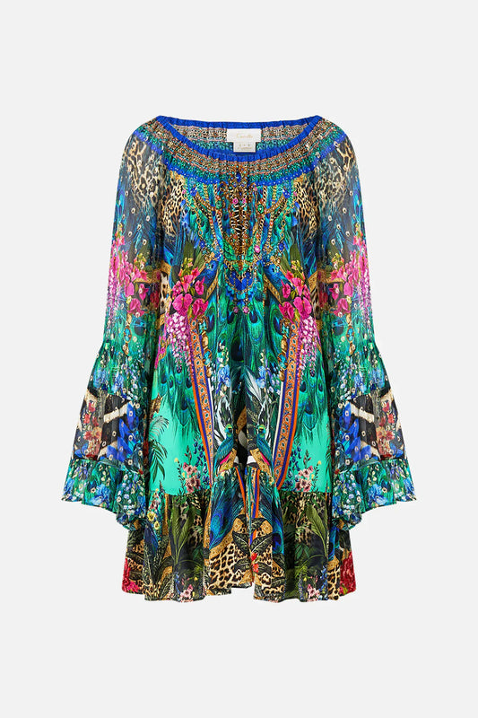 Camilla Animal Alchemy A-Line Frill Dress