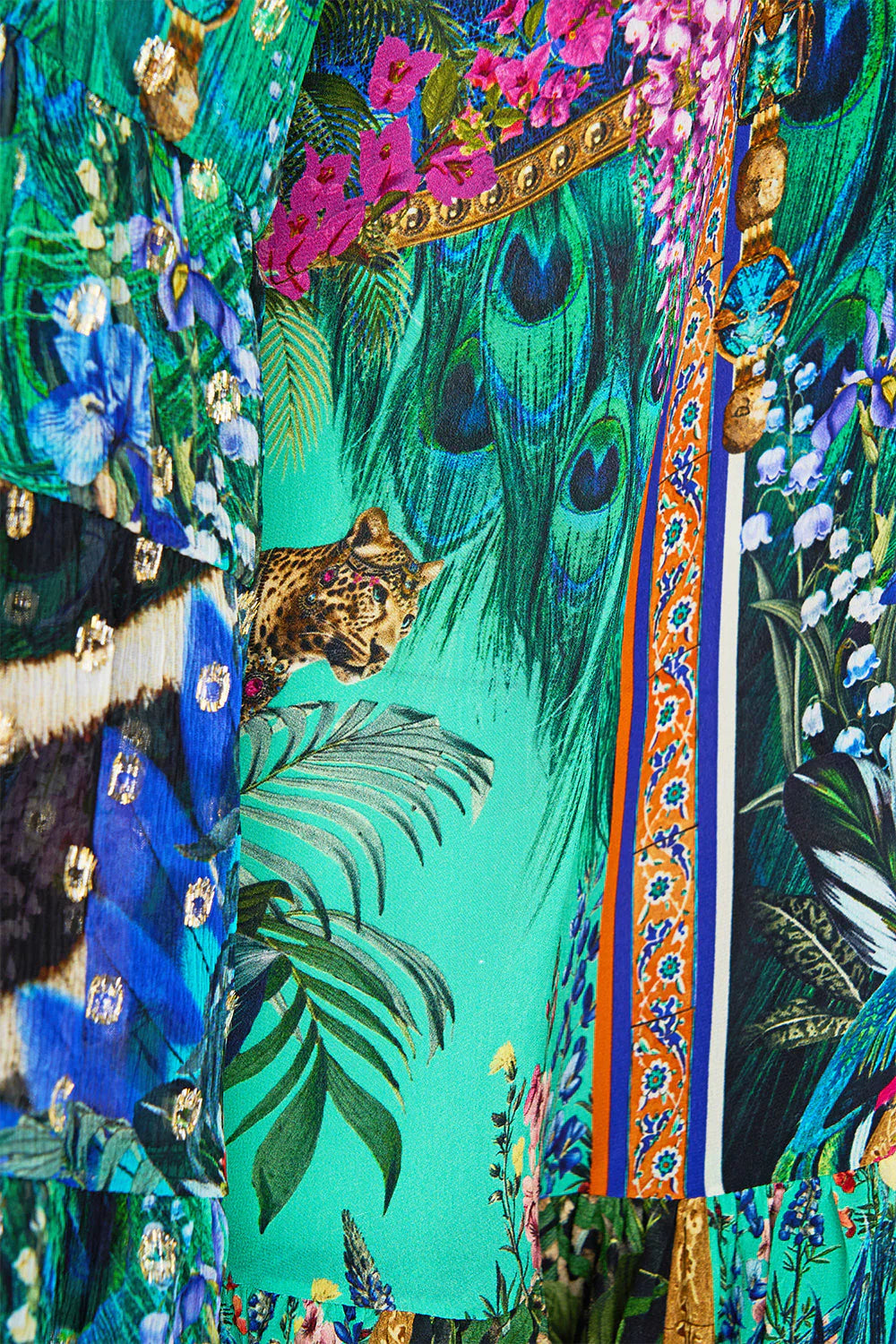 Camilla Animal Alchemy A-Line Frill Dress