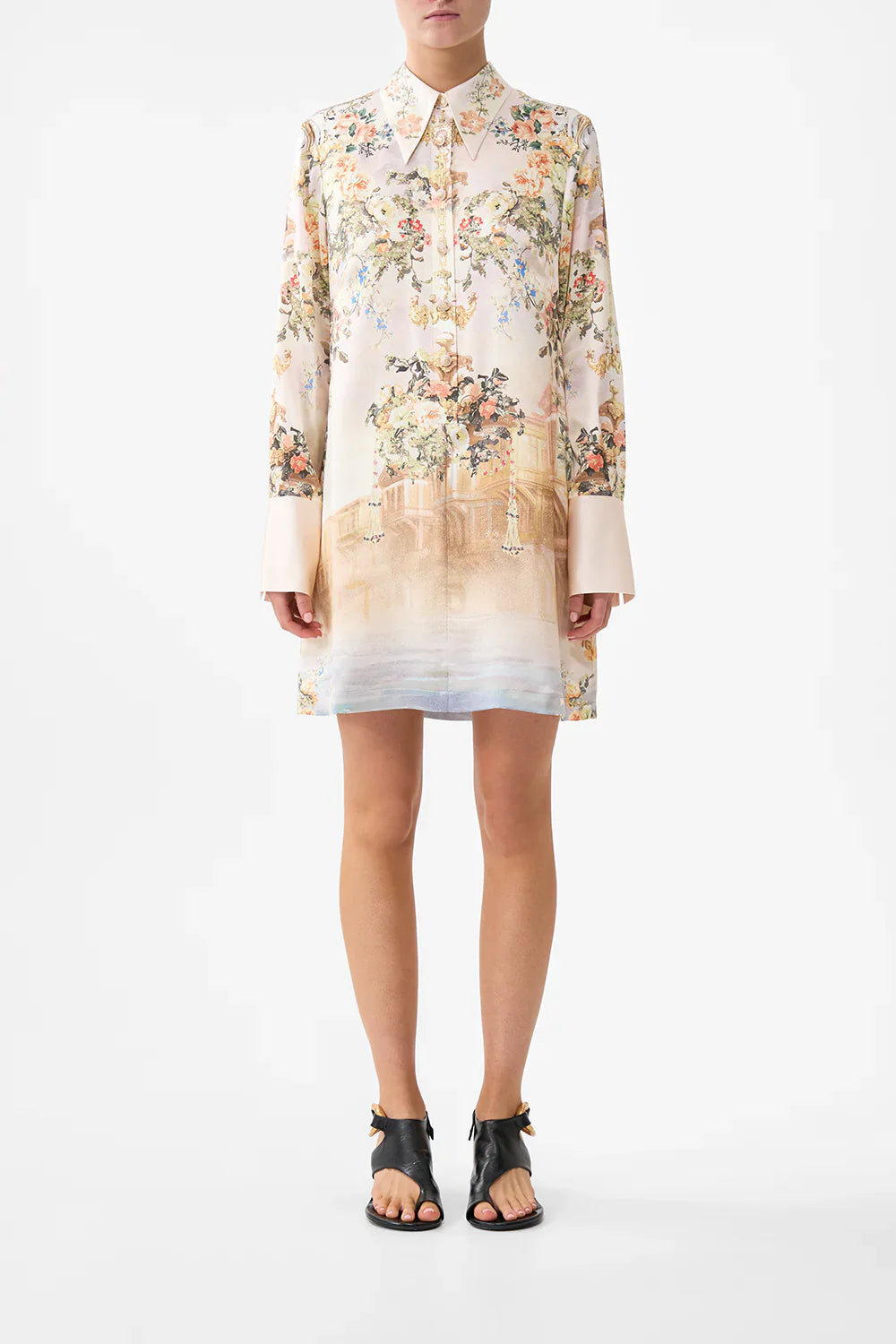 Camilla Twilight In Istanbul Mini Shirt Dress