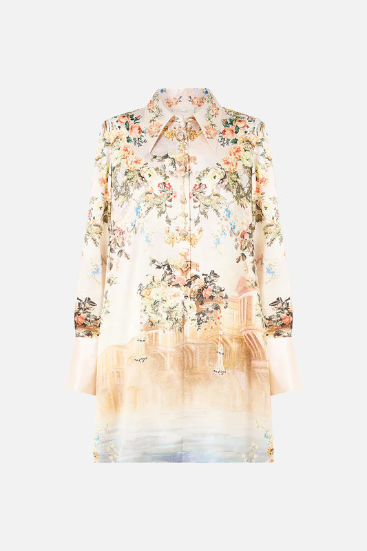 Camilla Twilight In Istanbul Mini Shirt Dress