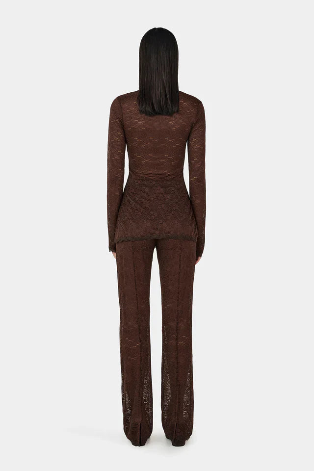 Ownley Clive Evangeline Pant - Chocolate