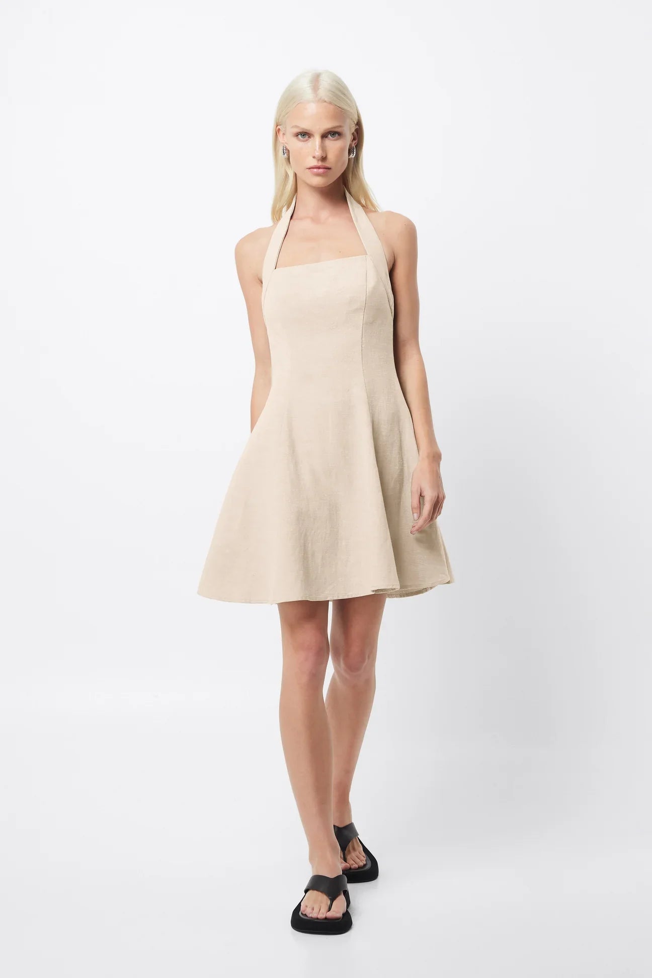 Mossman Common Ground Mini Dress - Natural