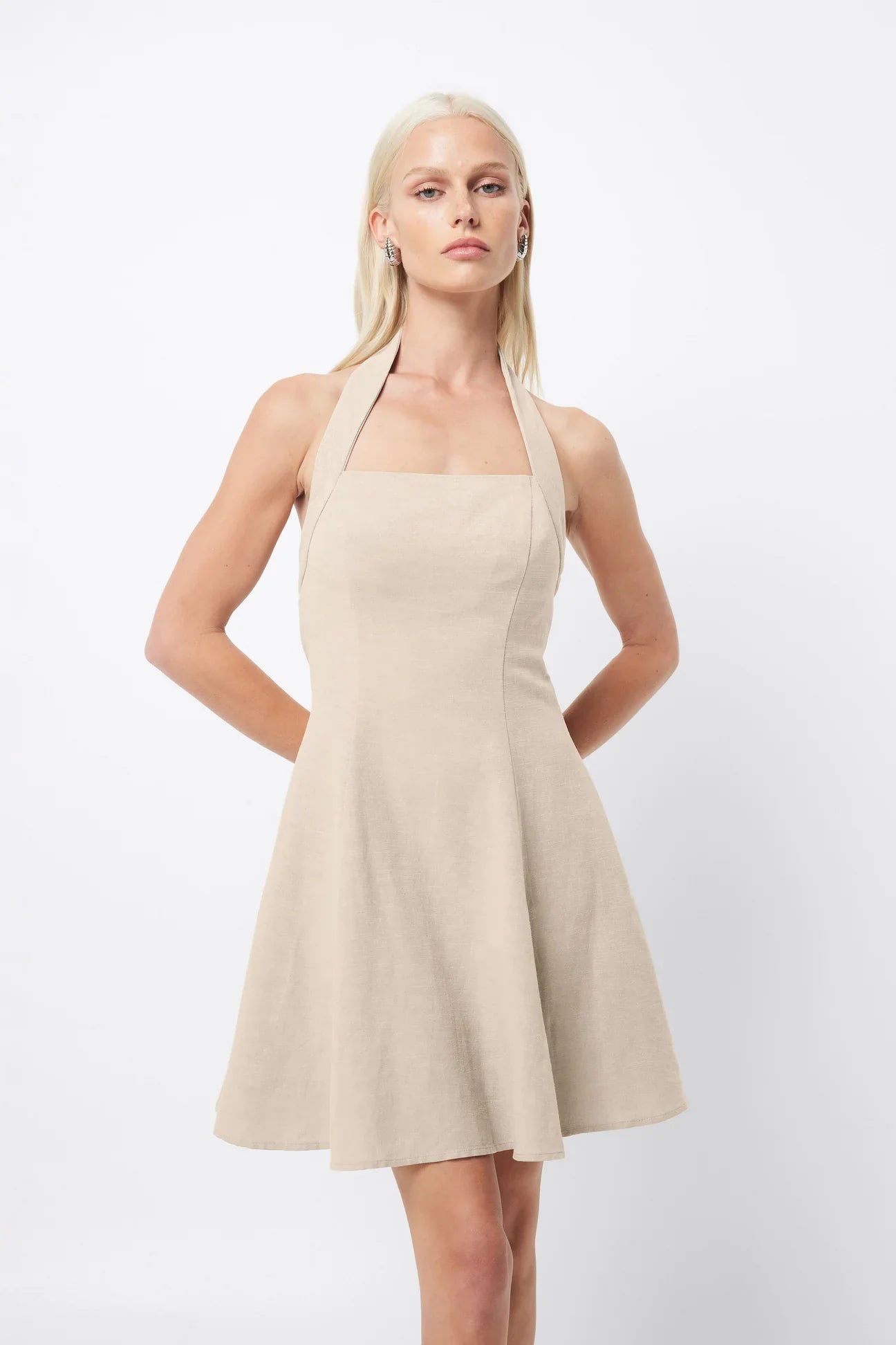 Mossman Common Ground Mini Dress - Natural