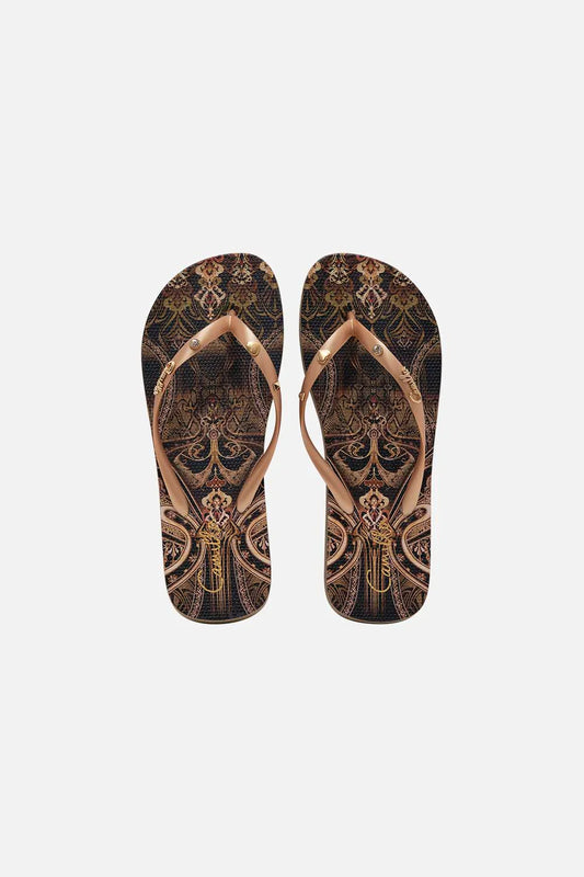Camilla Nouveau Noir Thongs - Last Pair *