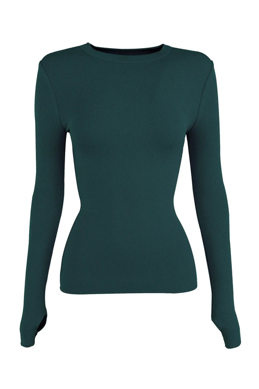 Mossman The Brooklyn Top - Forest Green