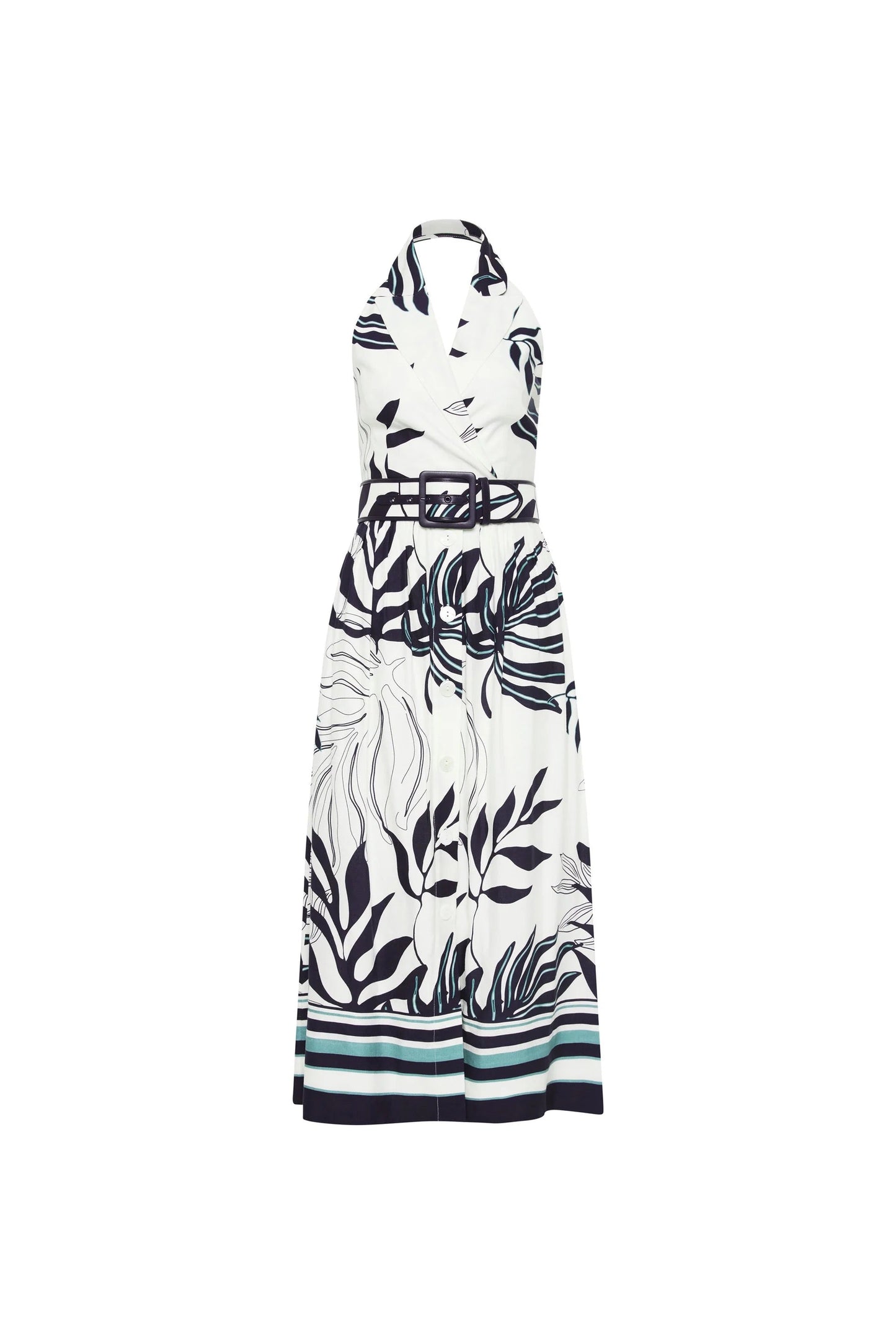 Rebecca Vallance Aurerlia Halter Midi - Print
