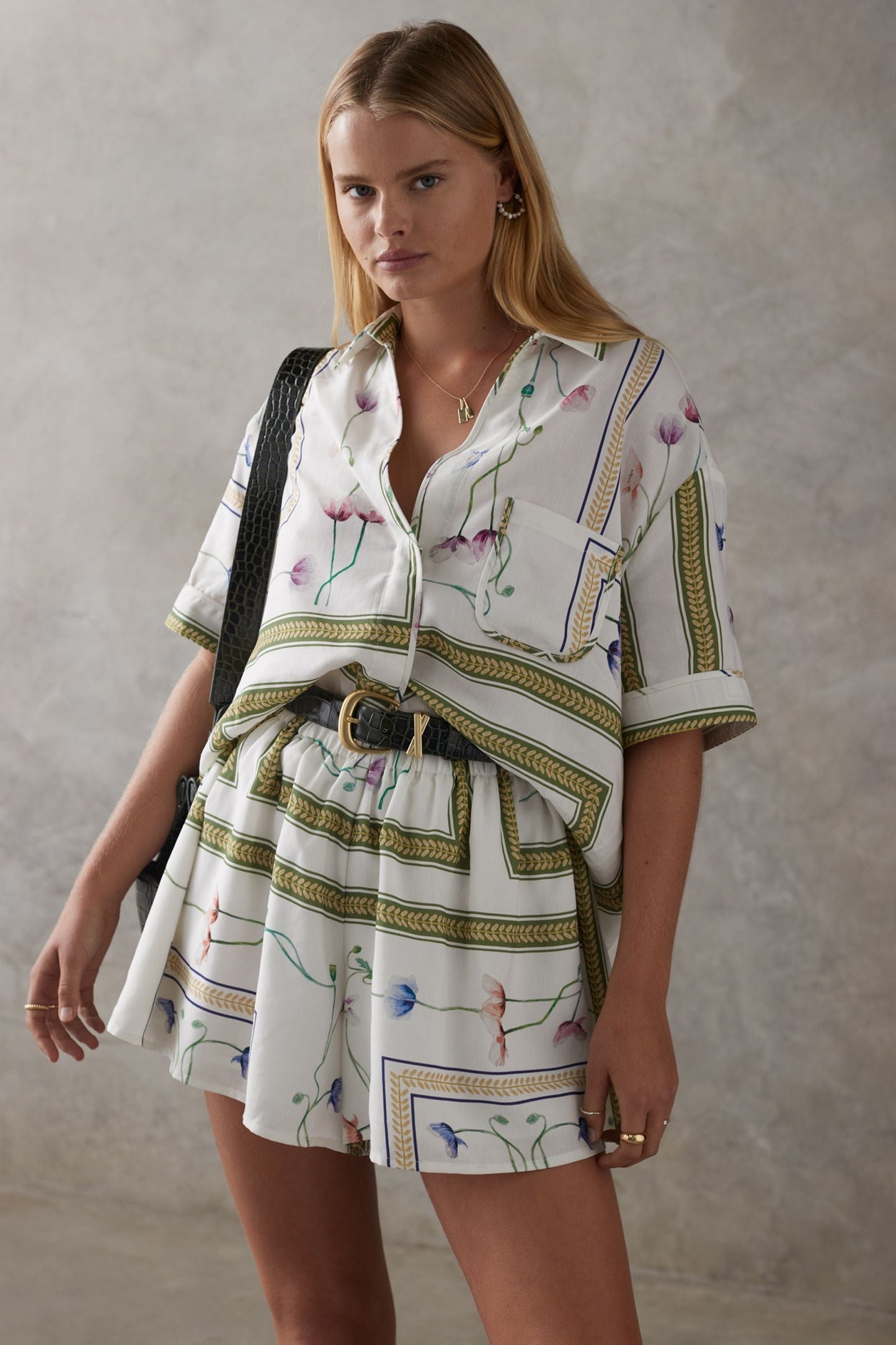 Sancia Edin Shorts - Amapola Print