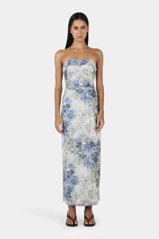 Ownley Keke Midi Dress - Botanic Denim