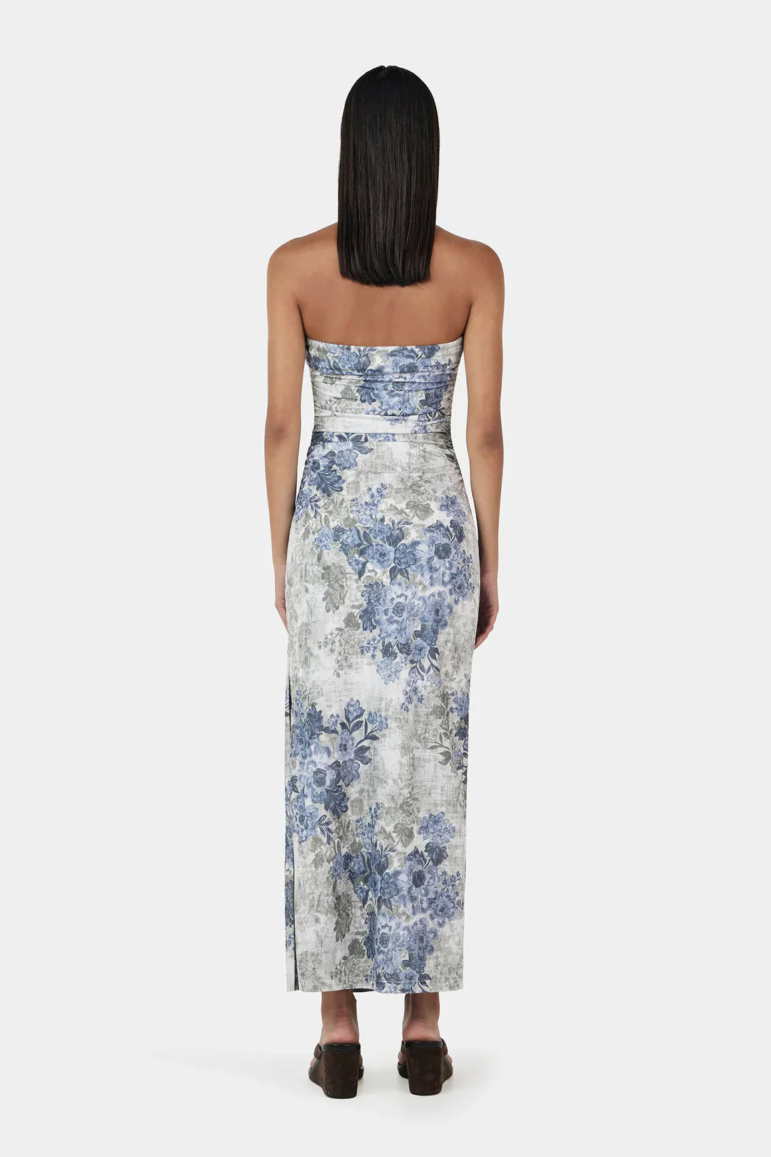 Ownley Keke Midi Dress - Botanic Denim