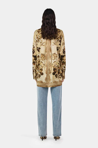 Hansen & Gretel Lorenzo Shirt - Sepia Floral