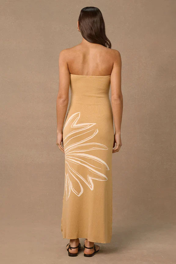 Mon Renn Cabana Knit Dress - Wheat