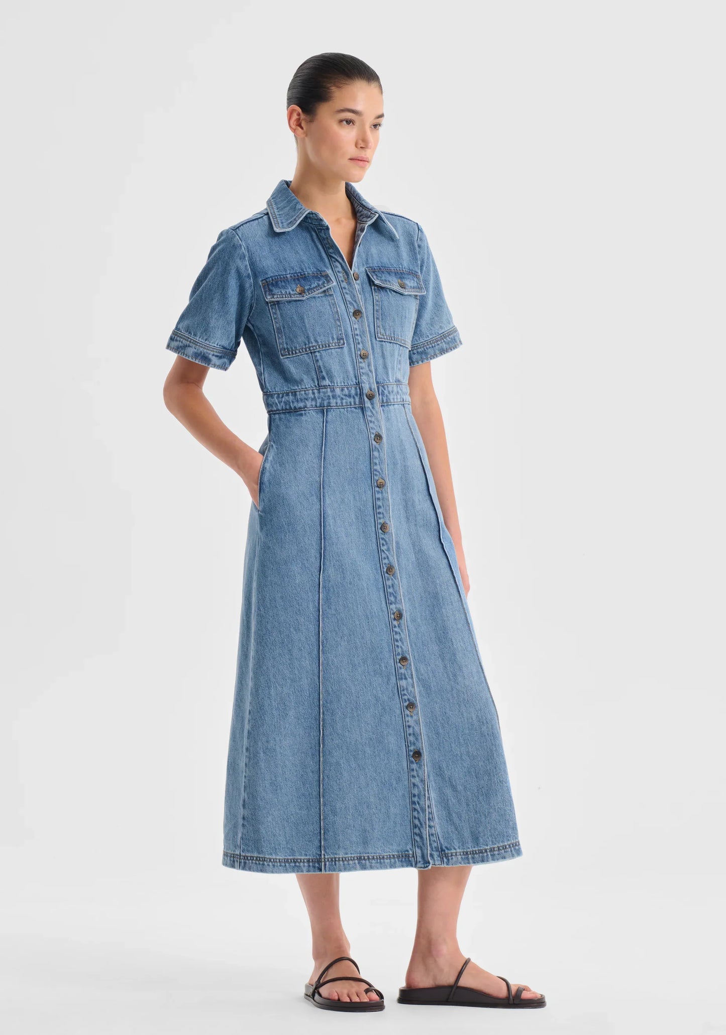 Morrison Jacque Denim Shirt Dress