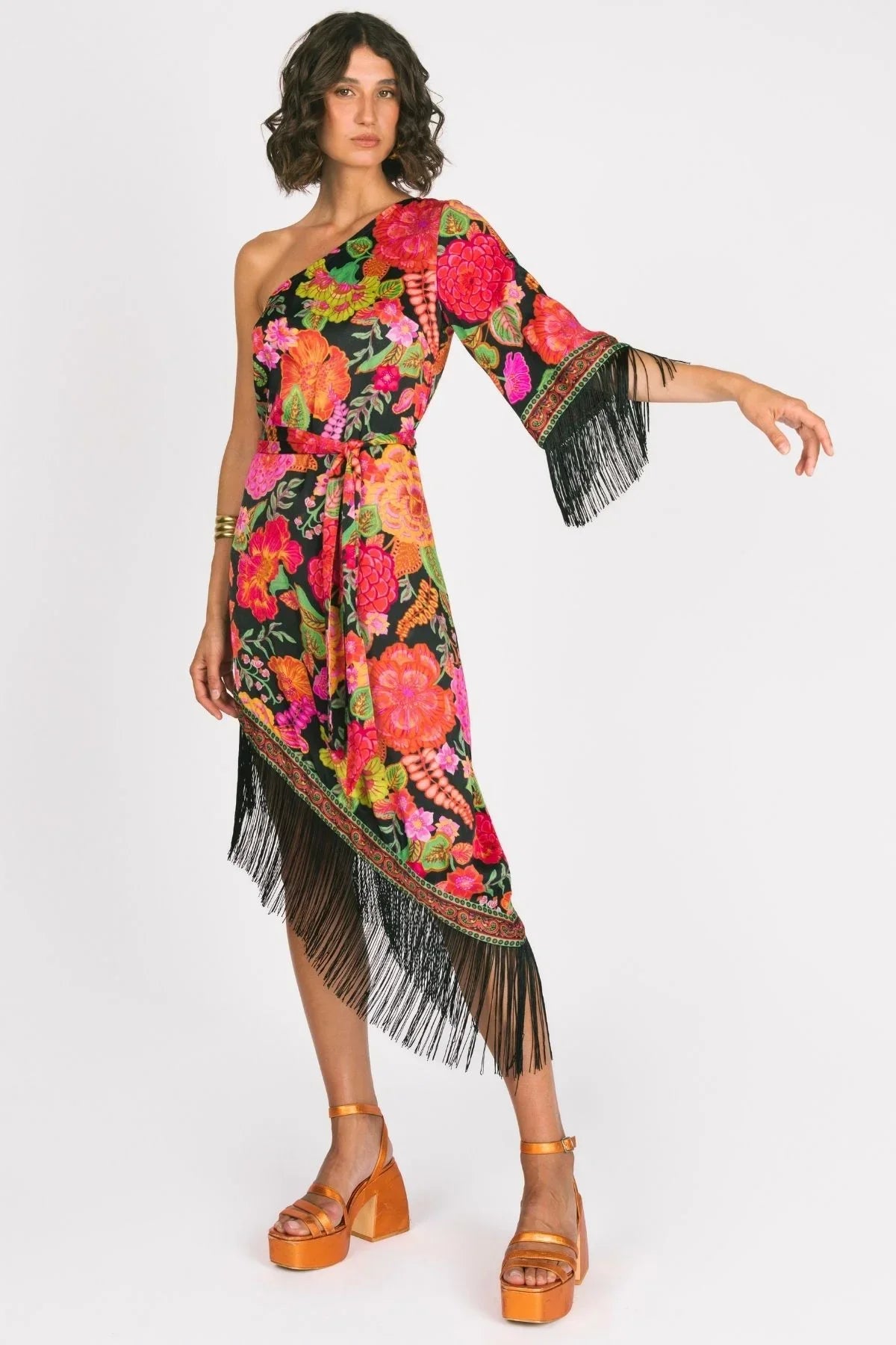 Nine Lives Bazaar Lady Luck Midi Dress