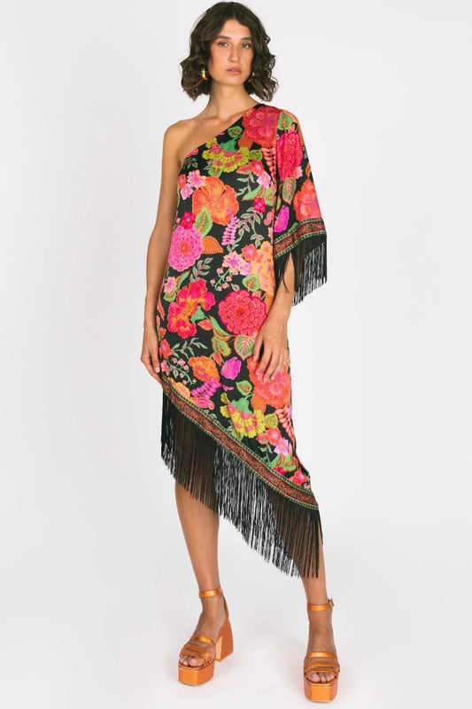 Nine Lives Bazaar Lady Luck Midi Dress