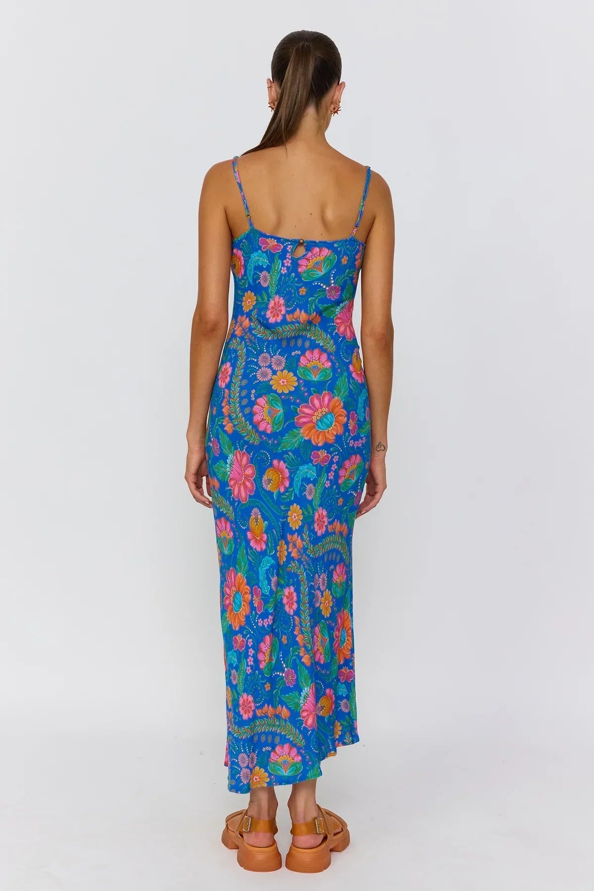 Nine Lives Bazaar Sunkissed Slip Dress in Mirage